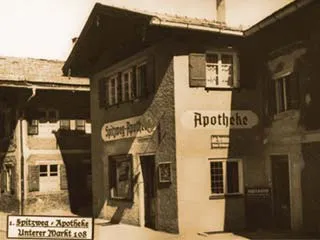 Spitzweg-Apotheke Miesbach - Historisches Foto